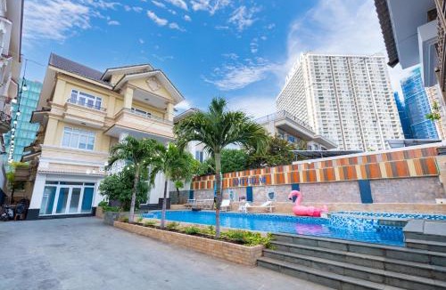 Thang Tam Villa | Amy Villa 6 - Bida - Karaoke - Phòng Xông Hơi - 8 Phòng Ngủ - Gần Biển