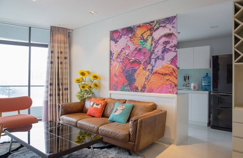 Hang Xanh Condo | AN luxury vibrant 2BR apt City Garden *FREE pools*