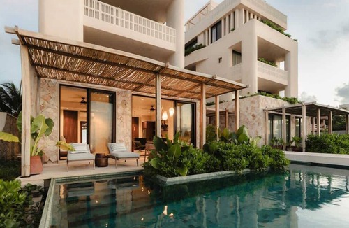 Ek Balam Village Condo | Bahia Sol Tankah Bay Ocean Front + Private Pool