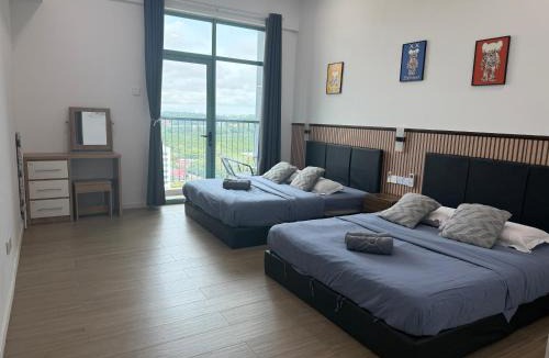 Likas Apartment | Baysuites Likas 7Pax City Views L 21 near kk town