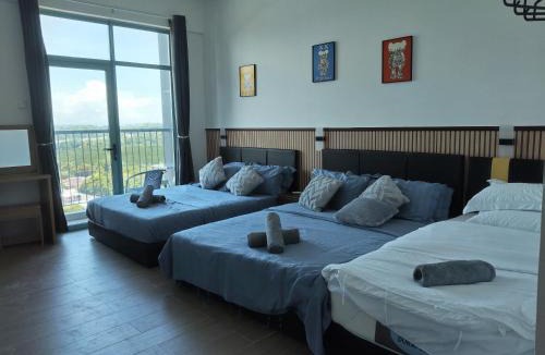 Likas Apartment | Baysuites Likas 7Pax City Views L 21 near kk town