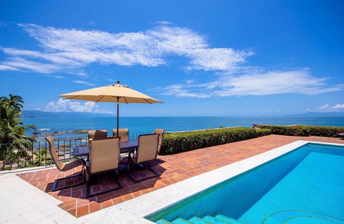 Conchas Chinas Villa | Beach Front House , 5 minutes to down town,private pool ,staff , come to enjoy!