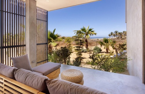 Todos Santos Apartment | Beautiful 1st Story Front-Row Beach Located Condo with Unobstructed Ocean Views