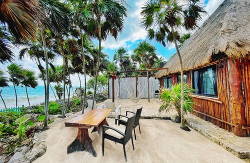 Ek Balam Village Villa | Beautiful cottage in front of the sea. Tulum.