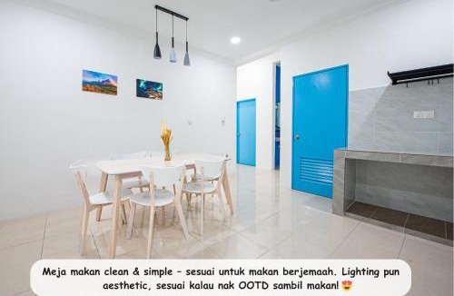 Si Rusa House | Biru Home PD Famili Selesa Suppa Pool & Aircond