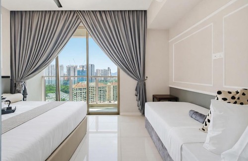 Sri Hartamas Apartment | Calming Blue Studio 4Pax Dorsett by RumaBnB