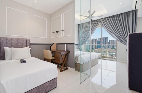 Sri Hartamas Apartment | Calming Blue Studio 4Pax Dorsett by RumaBnB