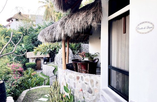 La Cruz de Huanacaxtle Villa | Casita Diego deluxe studio at Quinta del Encanto with king size bed and more!
