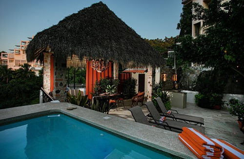 Romantic Zone House | (CH) 3B/3B, Private pool and palapa on rooftop terrace, Views, Walk to Town