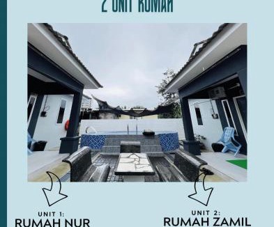 Kampung Siput House | Che Puan Homestay Baling - 2 unit house with kids pool