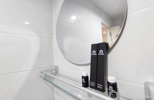 Semarang Apartment | Comfortable and Modern 1BR without Living Room at Amartha View Apartment By Travelio