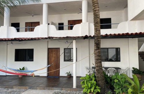 Los Ayala Apartment | Costa Ayala suite 1 with 2 dbl bed and 2 sofas, all basics, 2 blocks from beach