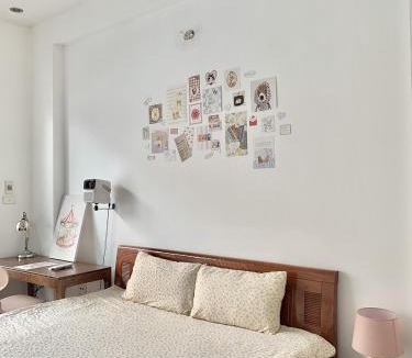 Quang An Apartment | Cottagecore Bunny Room with Garden View
