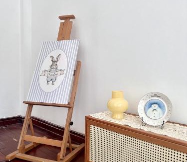 Quang An Apartment | Cottagecore Bunny Room with Garden View