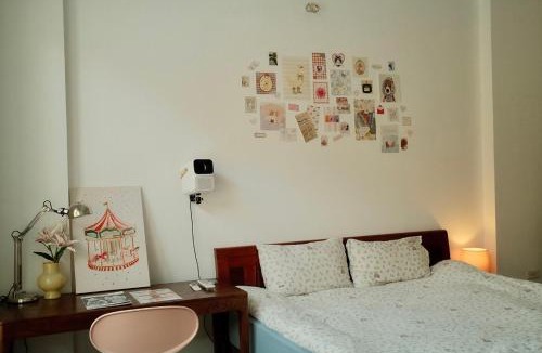 Quang An Apartment | Cottagecore Bunny Room with Garden View