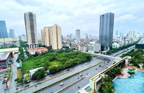 Trung Hoa Nhan Chinh Apartment | Cozy 2-bedroom apartment with city view in Tran Duy Hung str with shopping mall