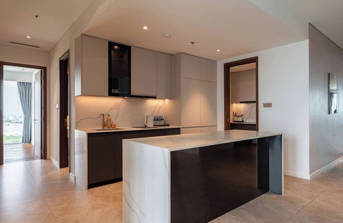 Thu Thiem Apartment | CREST, President Corner 3Brs Suite, River Front