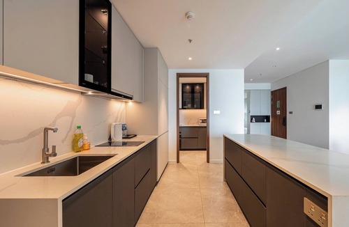 Thu Thiem Apartment | CREST, President Corner 3Brs Suite, River Front