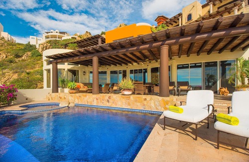 Pedregal Villa | Elegant Pedregal Ocean View Villa w/Pool, Hot Tub & Pacific Ocean Views
