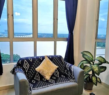 Bandar Kota Bharu Apartment | Embun Sky Cottage - Kota Bharu, WIFI, 6 - 8 Pax