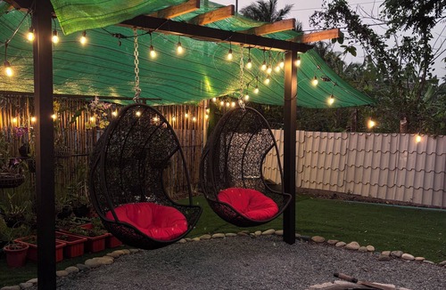 Ben Tre Cottage | Entire Private Modern Thatch 1-bedroom cottage in Bến Tre with WiFi, AC,Bikes
