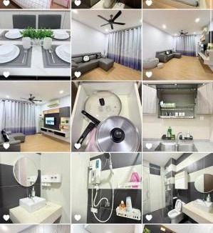 Setia Tropika Apartment | Family & Business Welcome 1-7pax at D Secret Garden-Johor Bahru Town-Mid Valley-Paradigm Mall-UTM-Dato Onn