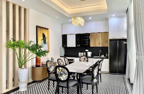 Khem Beach Villa | Family private villa 4BR 600m to the white sand, crystal-clear water Beach!