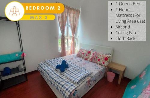 Shah Alam Apartment | #GA3, Beauty 2R2B Relaxing Skyline Views