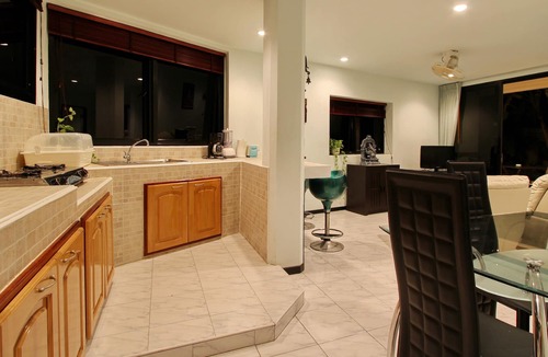 Mae Nam Apartment | Ganesha 2 bedroom apartment with sea view / pool bar * + * kitchen with patio terrace