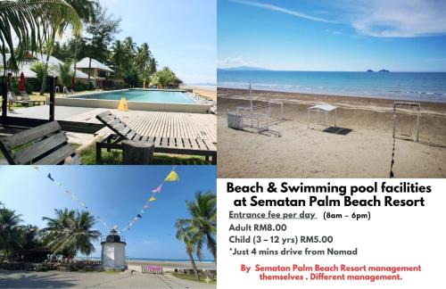 Sematan House | Harmony Serene 3BR Nomad Sematan Beach Resort