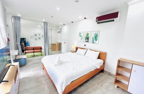 An Phu Apartment | I RiverSide 201B I Cozy 1BR Retreat with Private Living Room W Kitchen