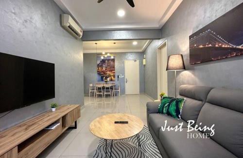 Puchong Apartment | Just Being Home 5pax 3BR/2BA 2Queen/1Single