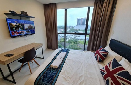 Batu Lintang Apartment | Kozi Square 2paxs Studio Mountain View with Pool 5D