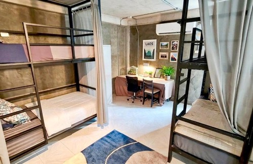 Vientiane Apartment | Leafy Pal- Entire Level apartment above Café