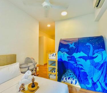 Medini Apartment | Legoland 5 Mins Walk, The Safaree LoftSlide, Bathtub at Afiniti, JB Johor Bahru, Malaysia