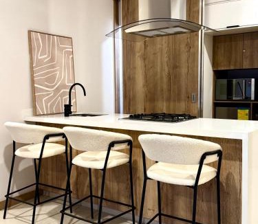 Zona Minerva Apartment | Loft Americana Chapultepec Alberca Wifi AC