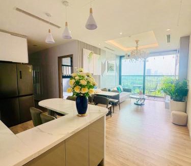 Van Giang Apartment | Luxury 3BR Onsen Retreat with private Sauna and Swan Lake View
