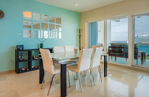 Cozumel Condo | LUXURY PENTHOUSE CONDO WITH NEW FURNITURE! AMAZING SEA VIEW, POOL & TENNIS