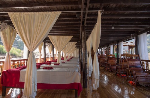 Houaphanh Province Boat Rental | M.K. Spa and Sunset Cruise is the most luxurious Cruise in Luang Prabang, Laos.