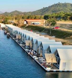 Vientiane Boat Rental | M & R 2 float house