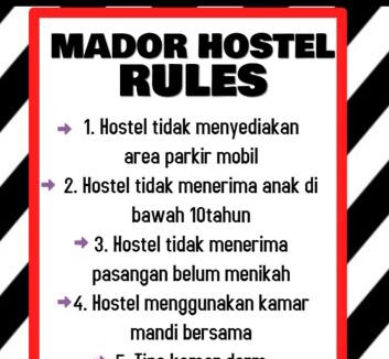 Klojen Hostel | MADOR Malang Dorm Hostel
