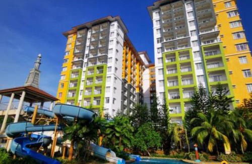 Malacca City Apartment | Melaka B- Lagoon Resort FREE 4 & 6 Waterpark ticket