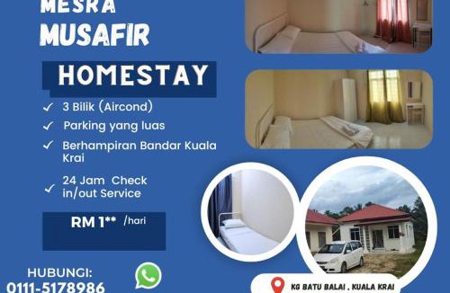 Kuala Krai House | MESRA MUSAFIR HOMESTAY