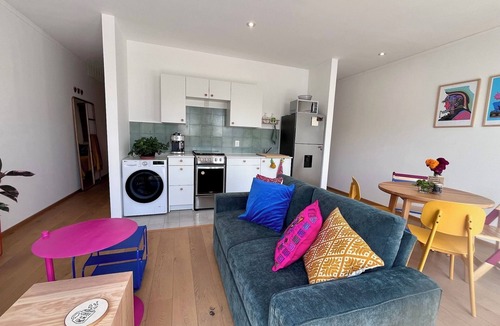 Santa Maria la Ribera Apartment | Mexican Vibes, Private Terrace & BBQ Grill in Early-1900s Restored Building