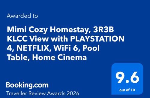 Salak South Apartment | Mimi Cozy Homestay, 3R3B KLCC View with PLAYSTATION 4, NETFLIX, WiFi 6, Home Cinema