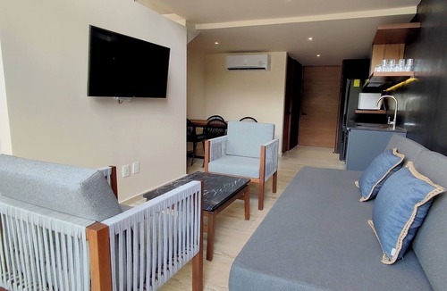 Zazil-ha Condo | Modern 2 Story Beach Loft w/Rooftop Pool + Ocean Views