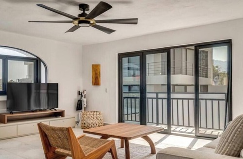 Lazaro Cardenas Apartment | Modern Oasis 2BR Condo/Walk to Camarones Beach & Malecón