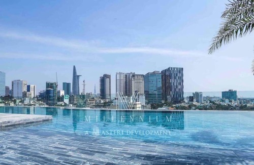 Bach Dang Riverside Apartment | MODERN WARM STUDIO - FREE INFINITY POOL&GYM- Masteri Millennium