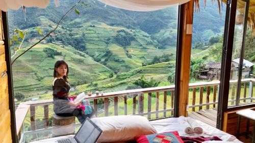 Mu Cang Chai House | Mu Cang Chai Big View Homestay - Rice Terrace & Mountain View
