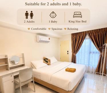 Taman Midah Apartment | N2 Big TV Karaoke kids play Room duplex unit 8 pax